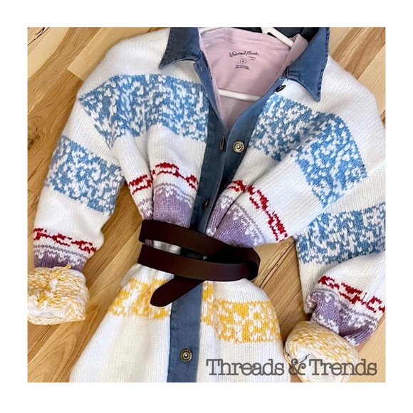 Chunky Knit Sweater Jacket - Picture 2 of 13